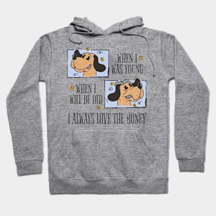 Funny cartoon dog Hoodie